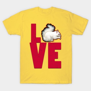 albino squirrel love T-Shirt